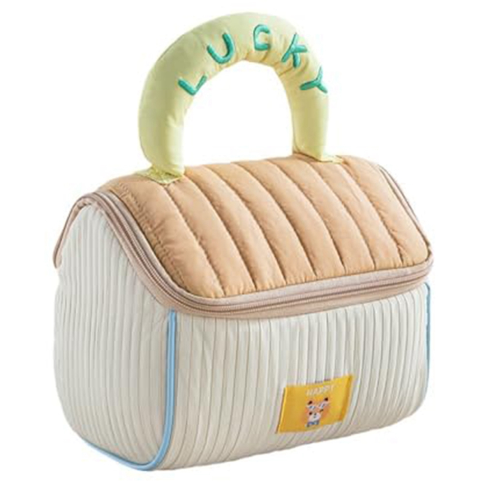 Typecat Cute Cosmetic Bag Large Capacity Portable Hand-Held Travel Classification Storage C