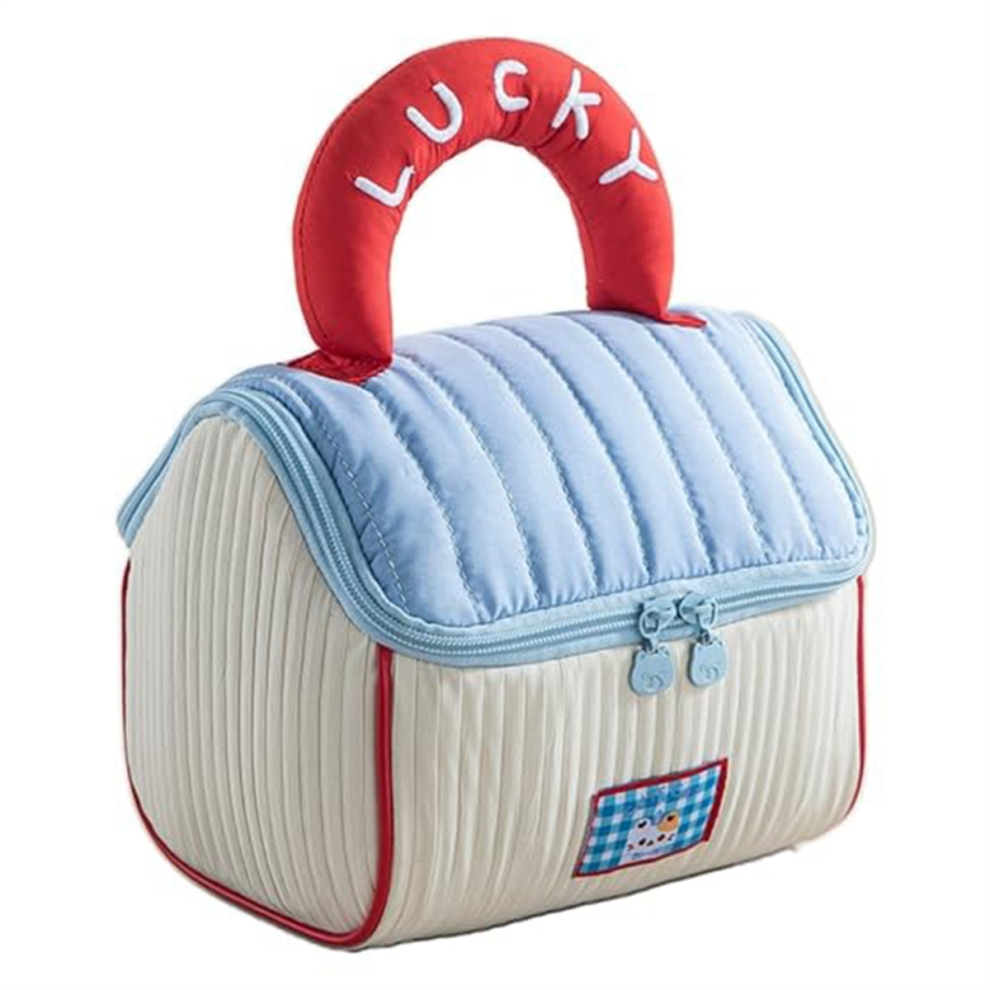 Typecat Cute Cosmetic Bag Large Capacity Portable Hand-Held Travel Classification Storage A