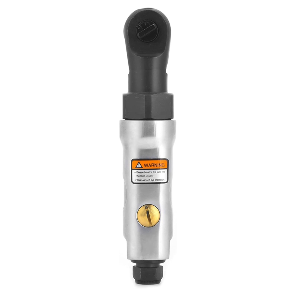 Clé à cliquet pneumatique, mini-clé 1/4 po, rotation avant/arrière, boîtier en acier et plastique, faible vibration