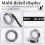 pezzi di nastro per etichette compatibile con goffratura per Maker 1880 E-101 9 mm x 5