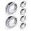 pezzi di nastro per etichette compatibile con goffratura per Maker 1880 E-101 9 mm x 2