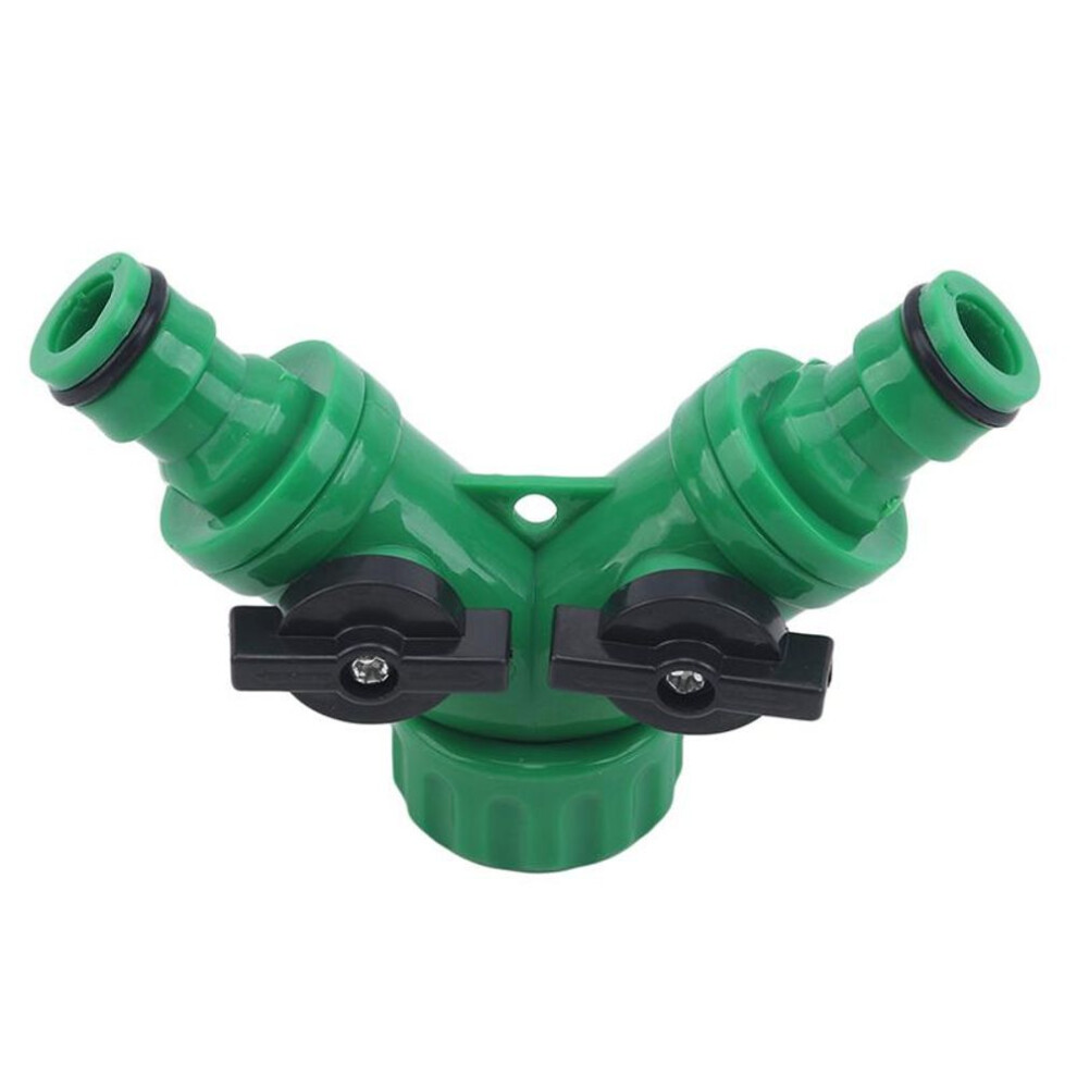 3/4 Two Way Y Hose Pipe Garden Irrigation Splitter Tap Connector Fitting