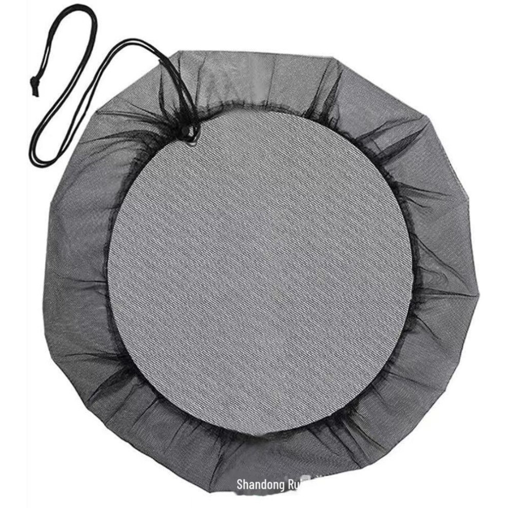(black, 95cm) Outdoor Rain Barrel Insect-proof Mesh Cover: Garden Water Tank Screen Filter Cover