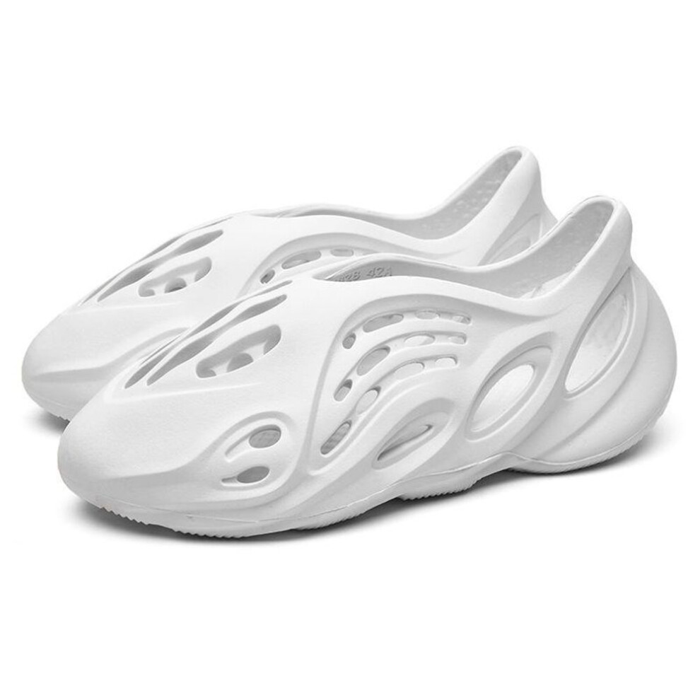 (white, 42) 2021 Summer Couple's Large Size Beach Sandals & Slippers For Men And Women