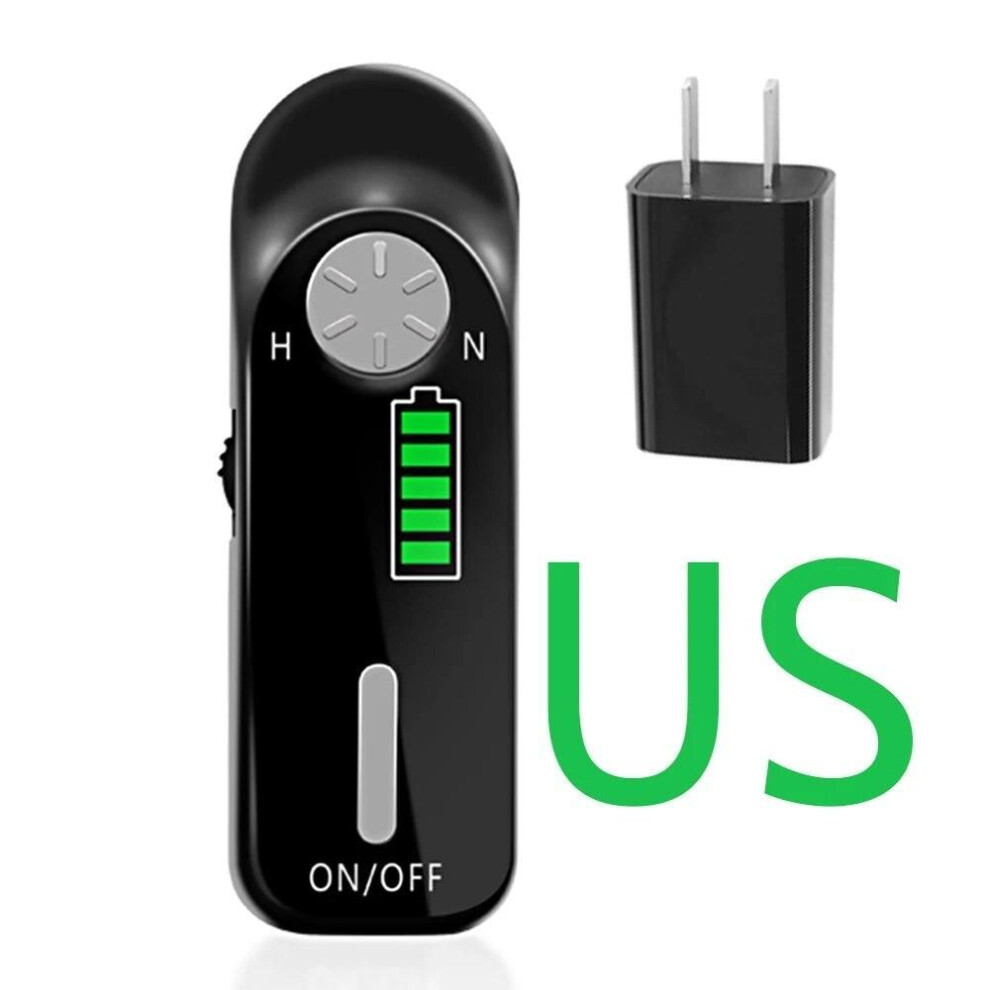 (as the picture, US) External Both Sides Hearing Aids Sound Amplifier Lithium Battery Usb Charging Ear Deaf