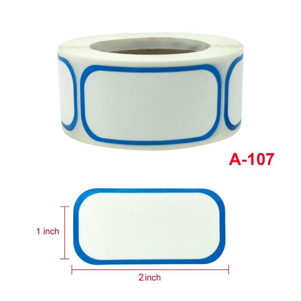 300pcs /pack White Self Adhesive Stickers Labels Name Sticker Household Classification Mark Sticker Seasoning Bottle Sticker