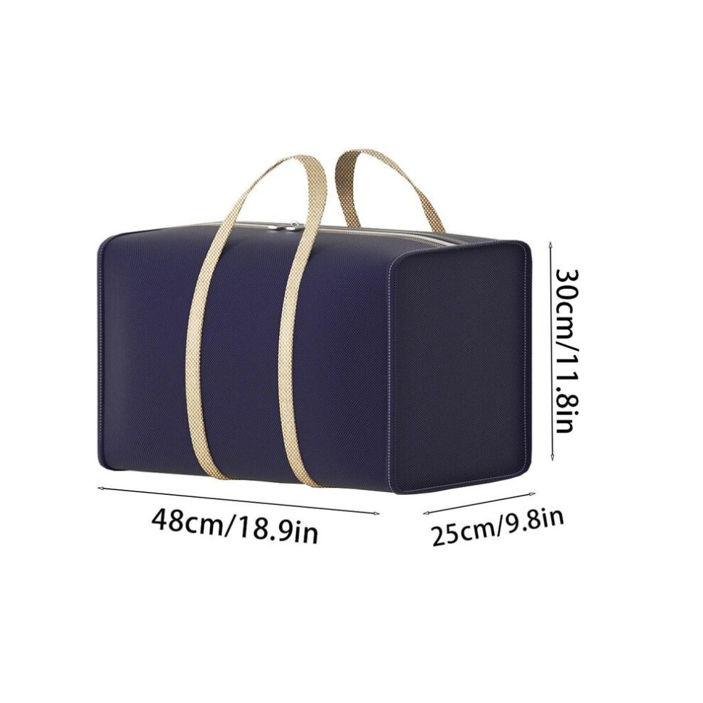 (as the picture, S) Foldable Large Capacity Clothing,quilt Storage Bag,dust-proof And Removable,sturdy,travel,moving Doggy Bag,space Saving