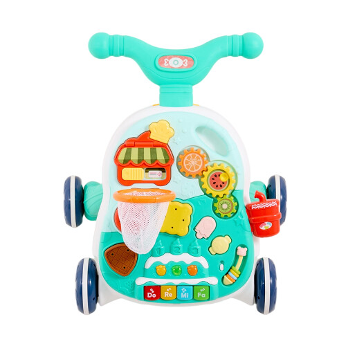 Living And Home (Mint Green) 2 IN 1 Walker & Activity Table 2