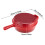 Living And Home (Red) 2 in 1 Cast Iron Combo Cooker 7
