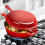 Living And Home (Red) 2 in 1 Cast Iron Combo Cooker 3