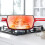 Living And Home (Red) 2 in 1 Cast Iron Combo Cooker 5