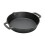 Living And Home (30cm Dia) Round Cast Iron Skillet with Handles 5