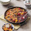 Living And Home (30cm Dia) Round Cast Iron Skillet with Handles 1