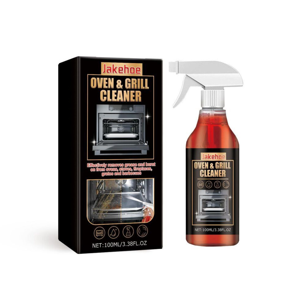 Professional Oven Grill Cleaner Spray Deep Cleaning Degreaser For Kitchen Stove Bbq Rack Heavy Duty Grease Remover