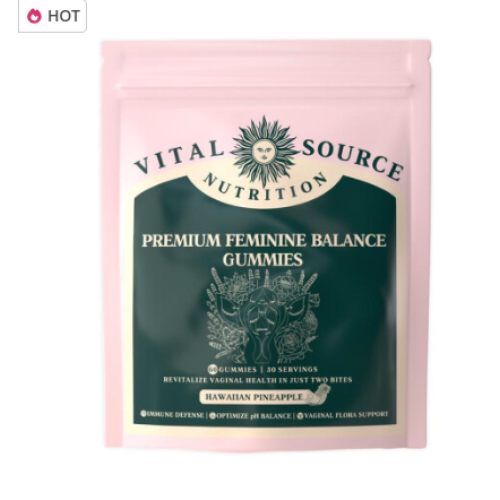 Vital Source Feminine Balance Gummies  Hawaiian Pineapple