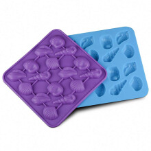 2 stuks kleine schelp chocolade snoep siliconen mallen schelp fondant mini zeep krijt hars mal ijsblokjes jello lade onder de zee feestartikelen beno