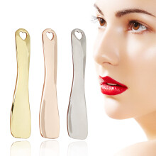 3 STKS Metalen Cosmetische Lepel Zinklegering Mini Huidverzorging Spatel Masker Spatel Gezichtscr?e Gezicht Cosmetische Lepel Schoonheid Scoop (Zilve
