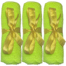 3 stks/set Lange Home Sauna Spa Exfoli?ende Nylon Baddoek/Handdoek - Body Back Scrubber - Magic Douche Washandje voor Lichaam - Douche Scrubber - Ver