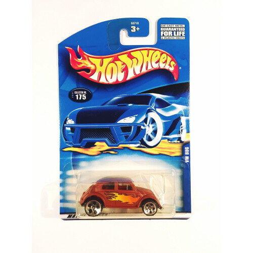 Hot Wheels #2001-175 VW Bug 5-hls hjul Samlarbil Mattel Hot Wheels