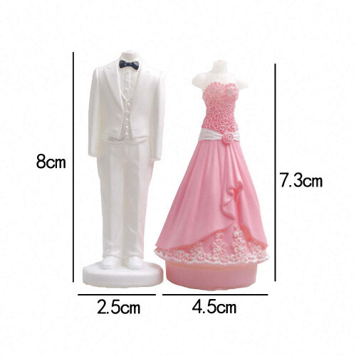 Moule de robe de mariee de smoking 3D Bride and Groom Smooth 2