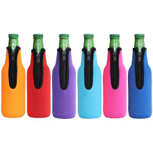6 Pack Beer Bottle sleeves - FRRIOTN Neoprene Insulated Beer Bottle Holder for 12oz Bottle - Keeps Beer Cold and Hands Warm(Colorful)