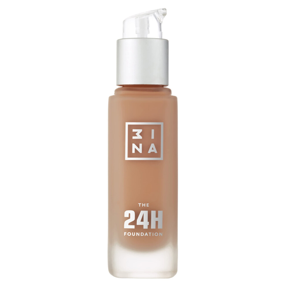 Photos - Foundation & Concealer 3INA The 24H Foundation 615-24H Long-Wearing Formula - Medium To High Buildable Coverage - Smooth Matte Finish - Expanded Sh