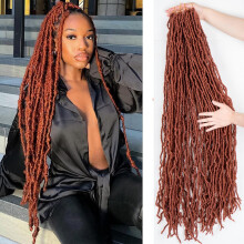 40 inch nieuwe zachte locs gehaakt haar 350# 6 pakjes kleur faux locs gehaakte vlechten haar pre looped synthetisch super lang pre verlengde gehaakte