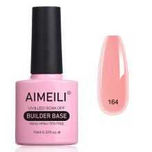 AIMEILI 5 in 1 Builder Base Nagellak Gel Versterkende Gel Nude Builder Nagelgel voor Nagels Harde Gel Nagelverlenging Nagelverbetering Versterking La
