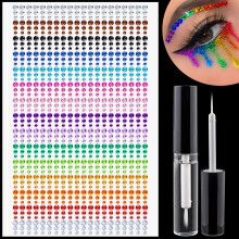 900 Stuks Strass Stickers in 3/4/5mm Kleurrijke Zelfklevende Gezichtsstenen