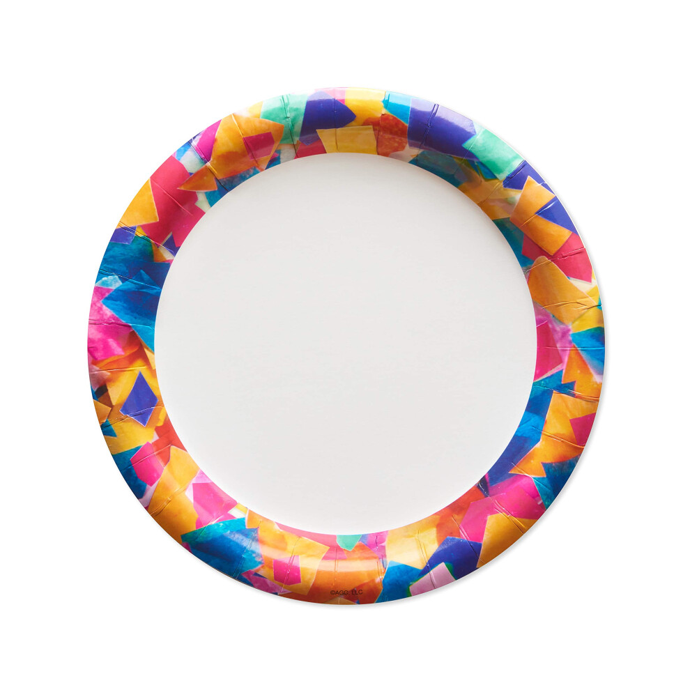 Assiettes Dessert American Greetings Confetti Pour F Te D'anniversaire (36 Pi Ces)-image