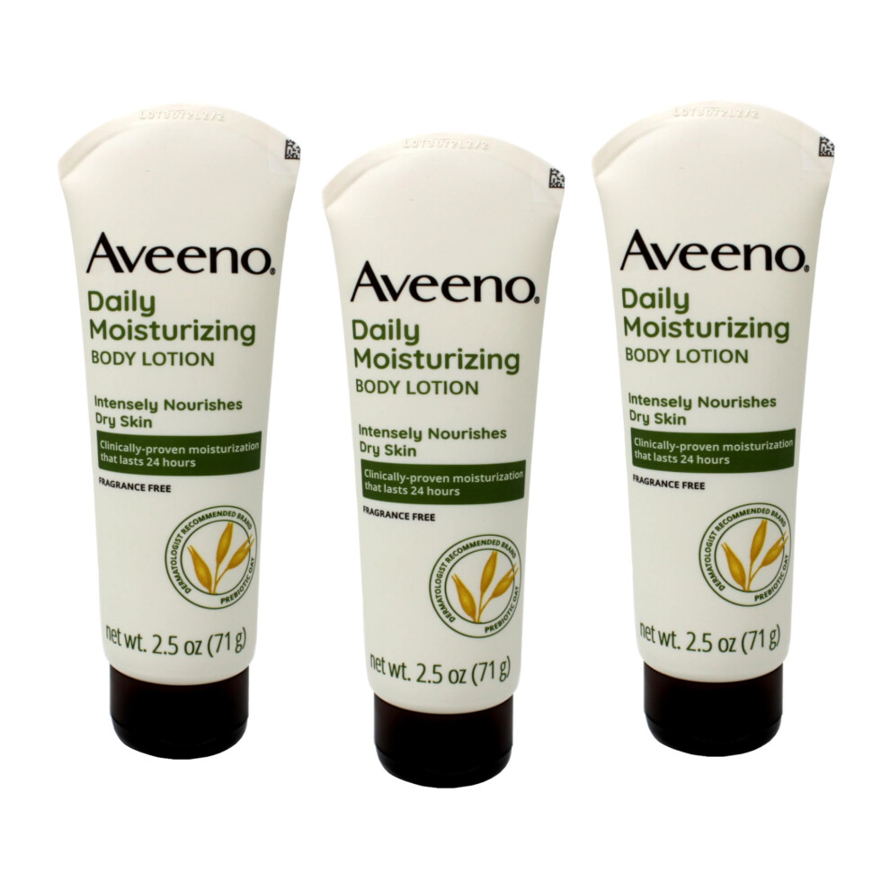 AVEENO Active Naturals Daily Moisturizing Lotion 2.50 oz(Pack of 3)