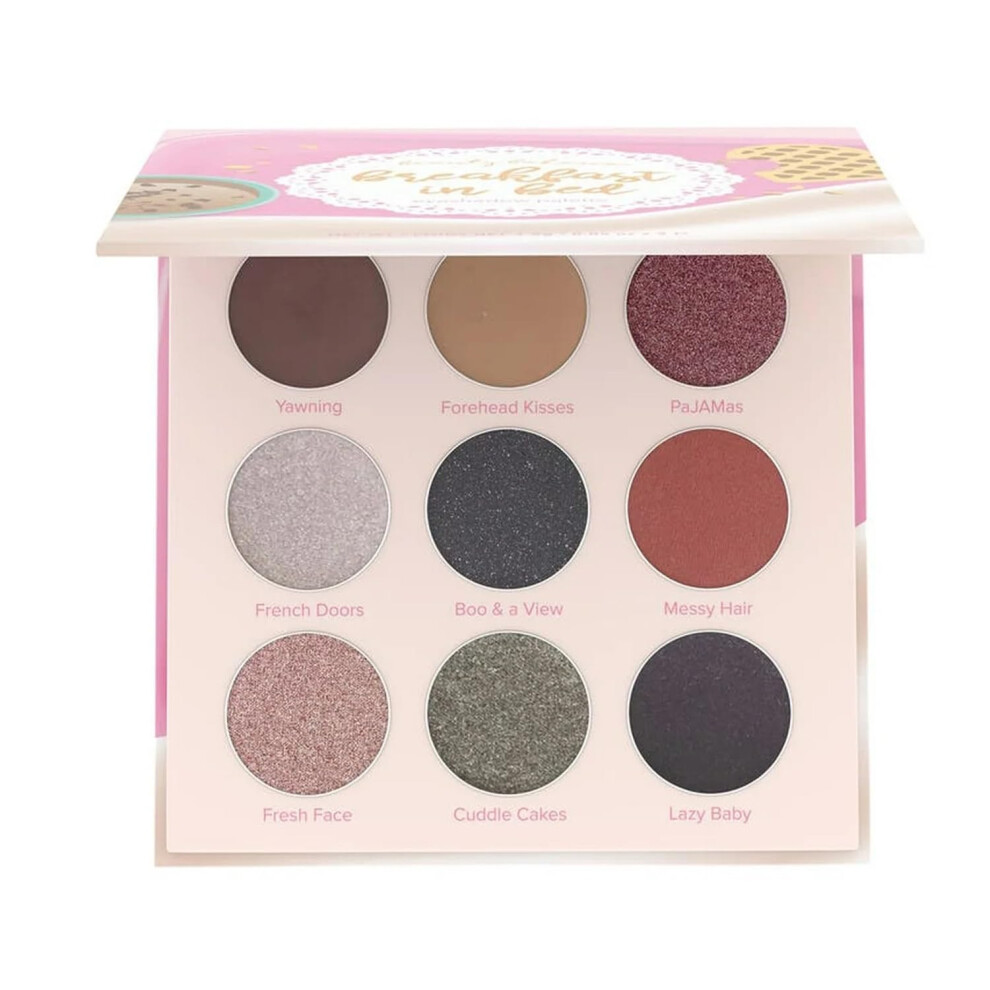 Skã¸Nhed Bakerie Beauty Bakerie Cosmetics Highly Pigmented Eye Shadow Makeup Palette Sparkly/Glitter/Shimmer/Metallic/Matte Eyeshadow Look Vegan Cruelty-Free Parab