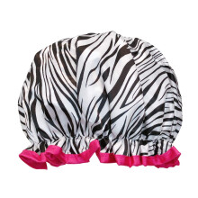 allydrew herbruikbare waterdichte douchemuts voor dames voor lang haar Zebra