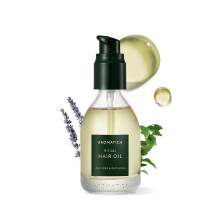 AROMATICA Rytualny olejek do wlosw z lawenda i paczuli 50ml / 1.6 fl. oz - Odzywczy olejek do wlosw suchych i kreconych bez silikonu o zapachu lawe