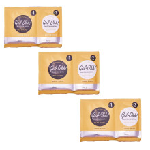 Avrybeauty gel-ohh gelatina spa valori da bagno 3 pacchetto latte e miele profumato di gelatina per salone salone salone pedi rilassamento calore e t