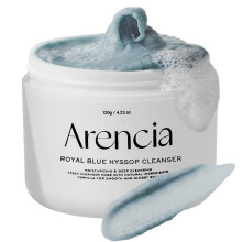 Arencia Hyssop Brightening & Deep-Cleansing Face Scrub & Exfoliator - Todos os tipos de pele para filamentos sebceos e cravos pretos (4,23 onas)
