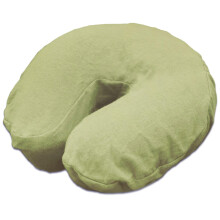 Body Linen Flanell Ansiktsstödöverdrag för Massagebänkar - Mjuk, Hållbar och Lätt 100% Bomull (5 Pack, Salvia)