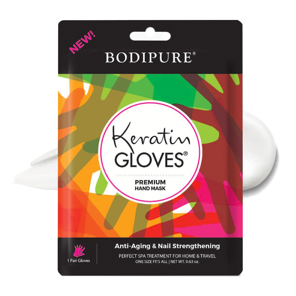 Bodipure Premium Hand Mask Keratin Gloves | Moisturizing Gloves for Dry Hands & Nail-Strengthening & Cuticle Softening | Spa Experience at Home | Chem-image-OPC-PHDSVZM-NEW