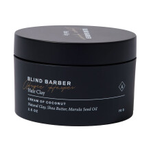 Blind Barber Bryce Harper Hair Clay voor mannen - Mat stylingproduct op waterbasis voor volume en medium tot sterke hold (2,5 Oz)