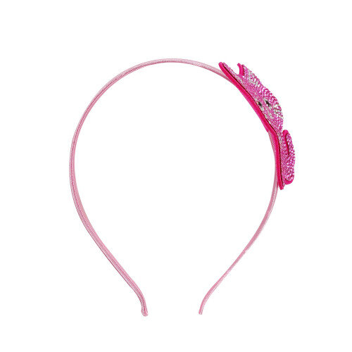 Bowbear Kristall Party-Haarband, Rosa Katze 1