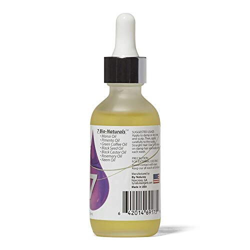 By Natures Bio 7 Haargroeiolie 2 Oz 2 stuks 2