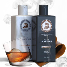 Bossman Hair Shampoo and Conditioner Combo - Hydrating Strengthening and Soothing Formula for Men's Hair - Paraben Free & Sulfate Free (Stageco