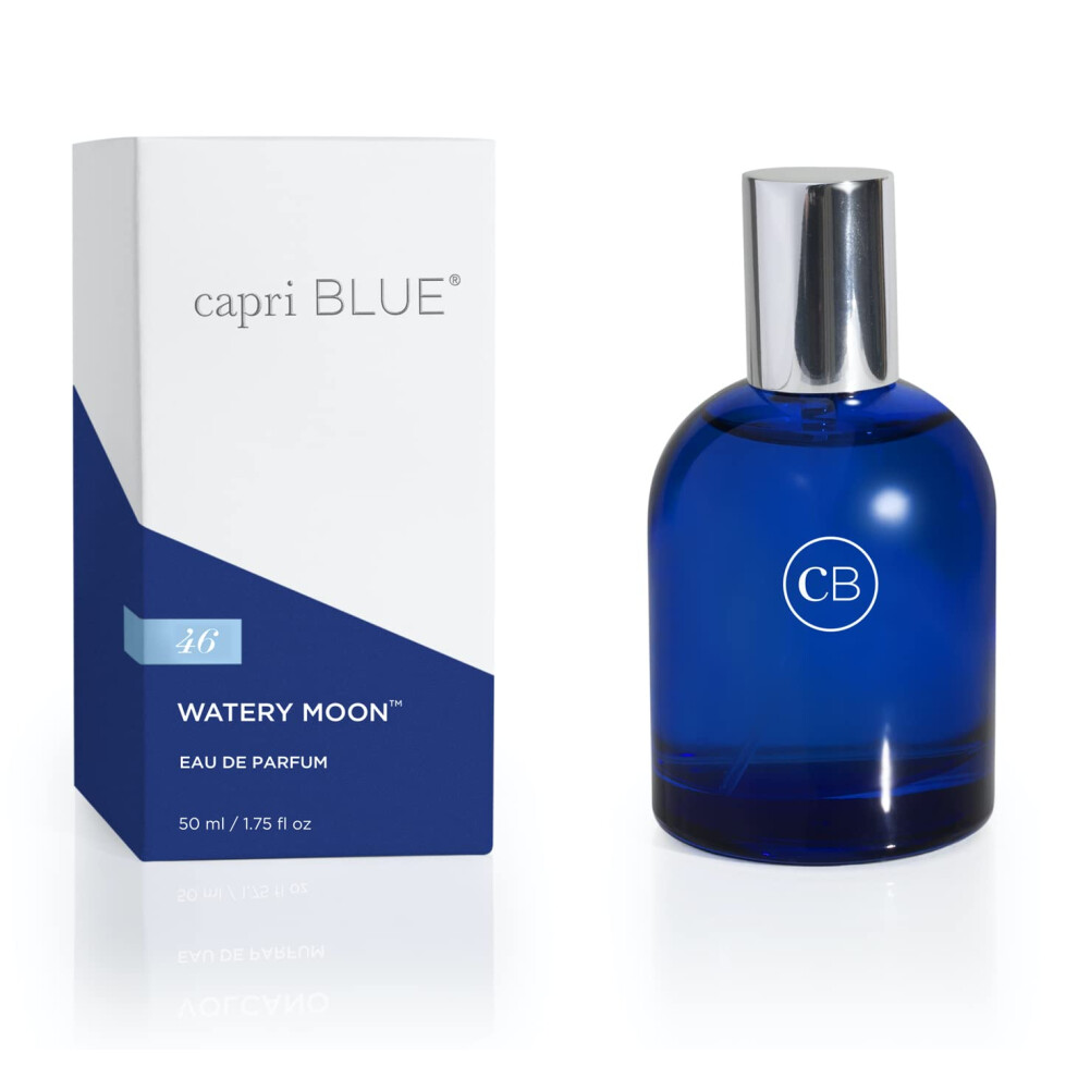 Capri Blue Blue Capri Watery Moon Eau De Parfum - Vegan Formula - Cruelty-Free Perfume - Formulated Without Gluten Parabens Sulfates And Phthalates (1.75 Fl Oz