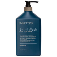 Blackstone 3-in-1 Wasmiddel voor Mannen | Reiniging & Voeding voor Haar, Lichaam & Gezicht