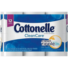 Cottonelle 12456PK Ultra Soft k   pelnov    papier 1-vrstvov    165 listov/rola 12 kusov/balenie