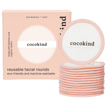 Kocokind genanvendelige ansigtsrunder genanvendelige makeup remover puder lavet med bambus og bomuld genanvendelige bomuldsrunder med taske