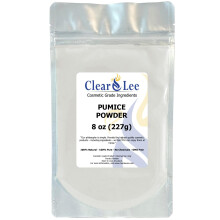 Piedra p   mez de grado cosm   tico ClearLee - Grano/polvo 100 % natural puro - Ideal para exfoliar la piel en jabones caseros, mascarillas y exfolia