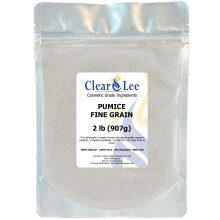 ClearLee Puimsteen van cosmetische kwaliteit - 100% puur natuurlijk graan/poeder - Ideaal voor huidafschilfering in doe-het-zeep Maskers Scrubs voor