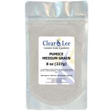 ClearLee Puimsteen van cosmetische kwaliteit - 100% puur natuurlijk graan/poeder - Ideaal voor huidafschilfering in doe-het-zeep Maskers Scrubs voor