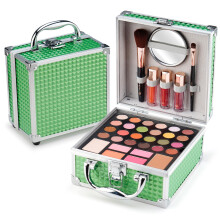 Kit trucco per principianti Color Nymph per adolescenti con piccolo astuccio per cosmetici incluso, palette di ombretti da 24 colori, fard, bronz